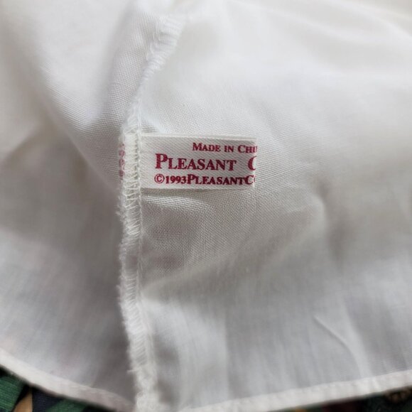 Vintage Pleasant Company Doll White Dress Teddy Bear Tender Heart Slippers CM98 - Picture 4 of 12